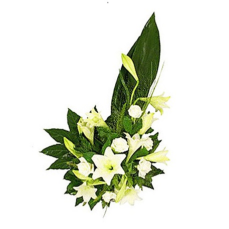 Modelo Ramo de flores blancas